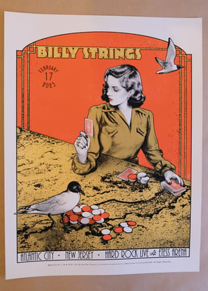 Billy Strings - Atlantic City - Screenprint - Full Set - Feb 16, 17, 18