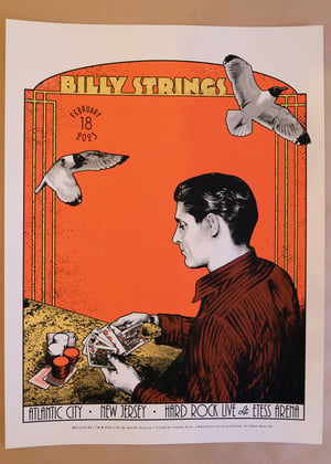 Billy Strings - Atlantic City - Screenprint - Full Set - Feb 16, 17, 18