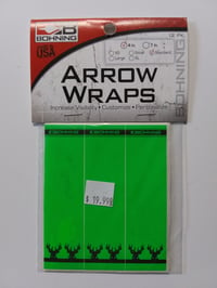 Bohning Arrow Wraps green 4'' 