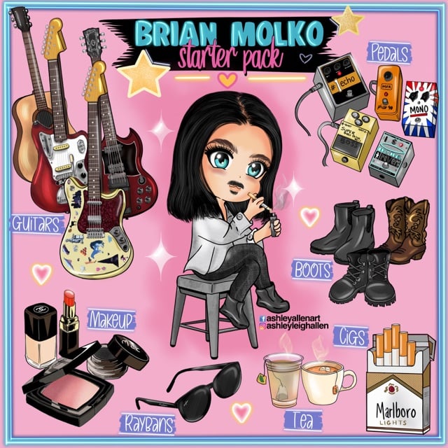 Image of Brian Molko Starter Pack, Y'Know?