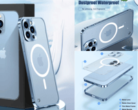 PREORDER: Metal Aluminum Alloy - Magsafe Magnetic Charging Case For iPhone 14 13 12 11 Plus Pro Max