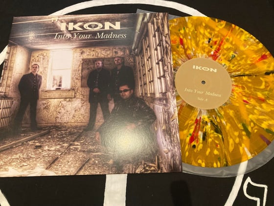 Image of INTO YOUR MADNESS RARE LIVE LP YELLOW SPLATTER VINYL RECORD