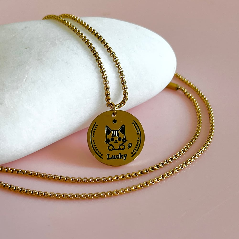 Image of Lucky Cat Necklace