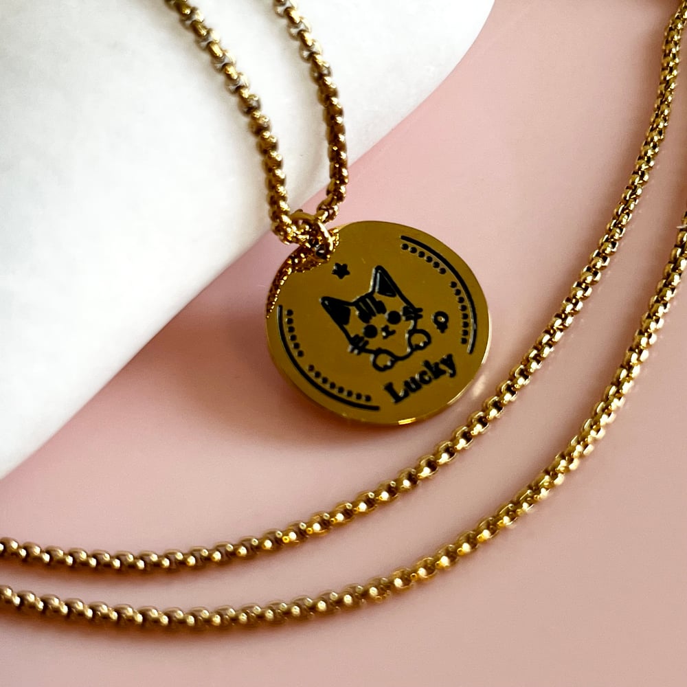 Image of Lucky Cat Necklace