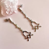 Image 4 of Tulip Drops - Silver