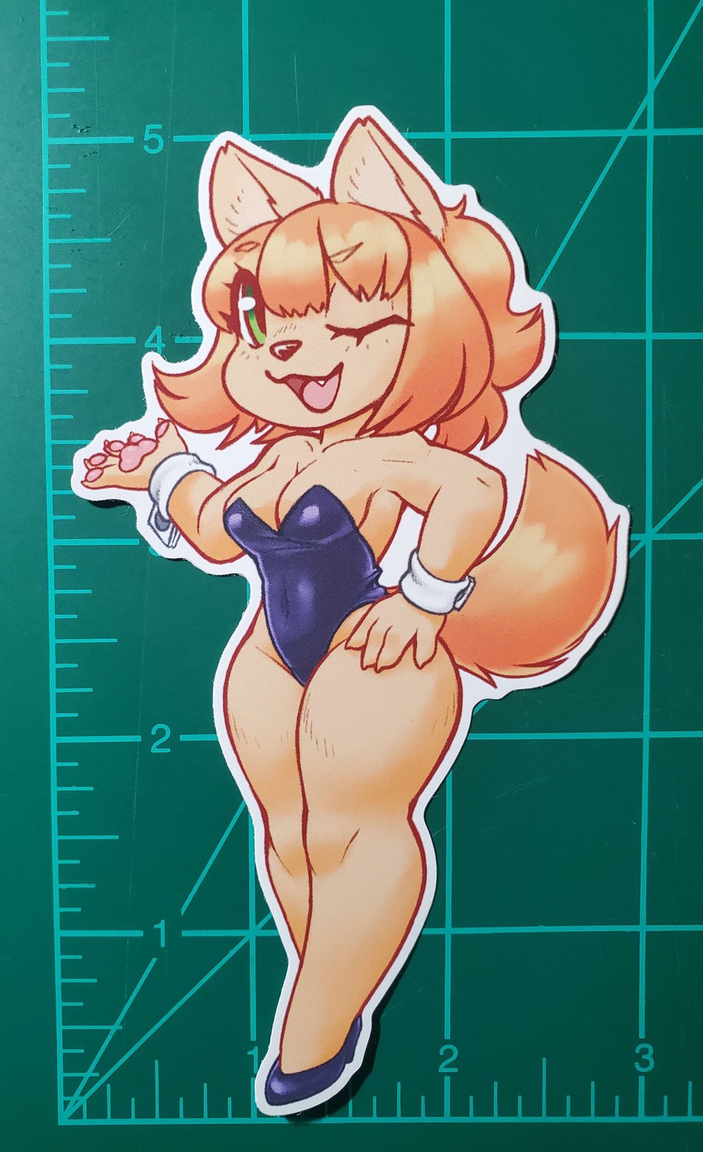 Rhea Bunnysuit - Vinyl Sticker