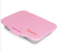 Image 3 of Yumbox Presto Stainless Steel 5 Compartments Bento Lunchbox Rose Pink