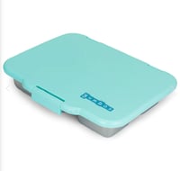 Image 4 of Yumbox Presto Stainless Steel 5 Compartments Bento Lunchbox Tulum Aqua Blue