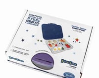 Image 5 of Yumbox Presto Stainless Steel 5 Compartments Bento Lunchbox Tulum Aqua Blue