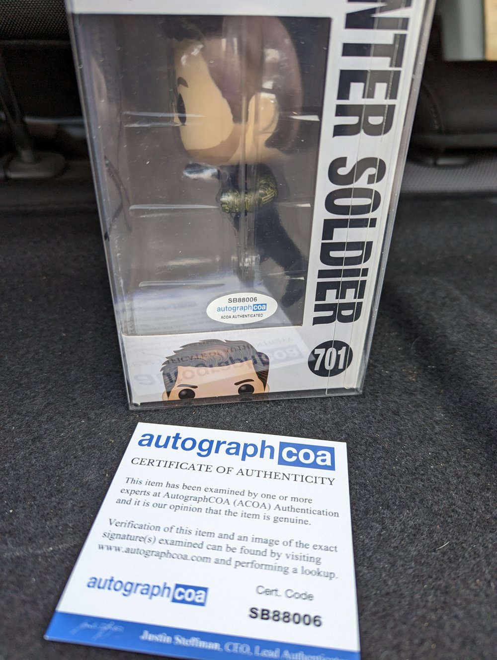 Sebastian Stan Signed Winter Soldier Funko