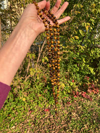 Image 9 of Yellow Tiger's Eye Mala, Yellow Tiger's Eye 108 Beads Japa Mala, Yellow Tiger Eye Gemstone Necklace