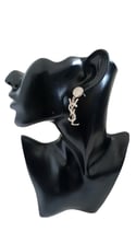 Gold YSL Fashion Earrings 