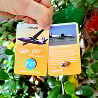 Image 1 of Aviapin Fokker F27 Friendship Pin Badge - Ex-NLM Aircraft