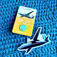 Image 2 of Aviapin Fokker F27 Friendship Pin Badge - Ex-NLM Aircraft