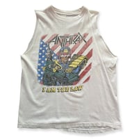 Image 1 of  ©1987 ANTHRAX - I AM THE LAW SHIRT 