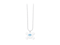 Image 2 of ★ BLUE RUBBER TOY NECKLACE