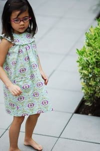 Image of Byronie Dress - Blue Medallion
