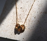 Image 4 of 3 ring necklace 金圈项链