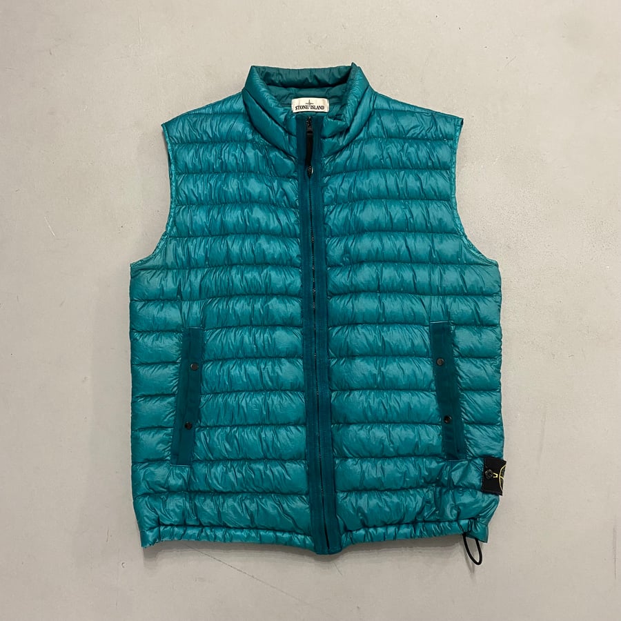 Image of AW 2015 Stone Island Garment dyed down fill gilet, size XL