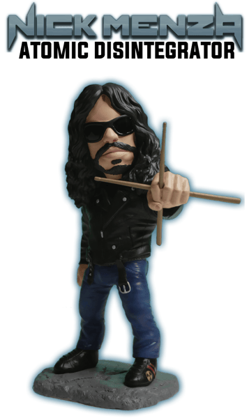 Image of  Nick Menza ATOMIC DISINTEGRATOR Action Figure Pre-Order