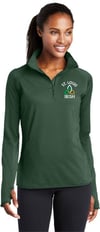 Forest Green 1/4 Zip Female 
