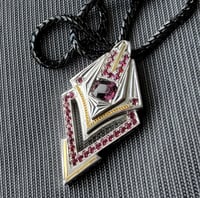 Image 1 of Spinel Galactic Arrow Pendant 