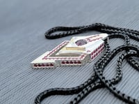 Image 2 of Spinel Galactic Arrow Pendant 