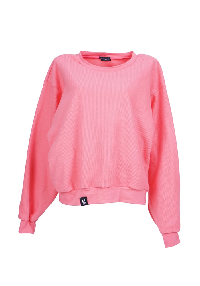 Image of Pullover Cord Sweat pinkish