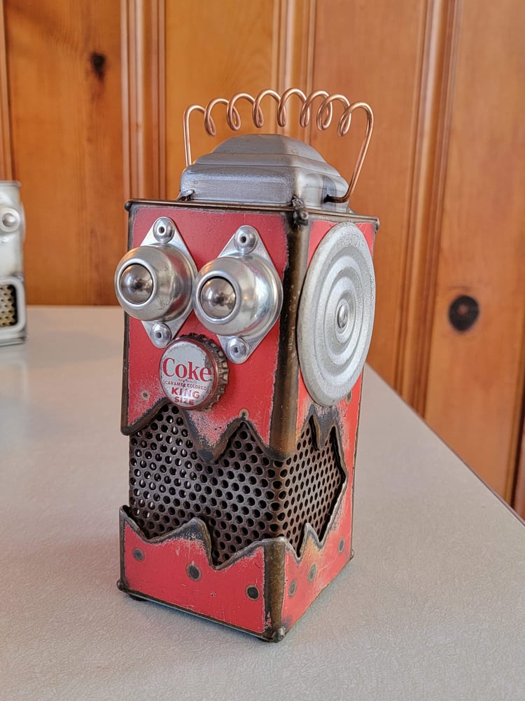 Image of King Coke Red Robot coin bank