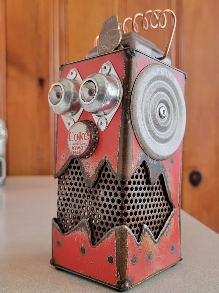 Image of King Coke Red Robot coin bank