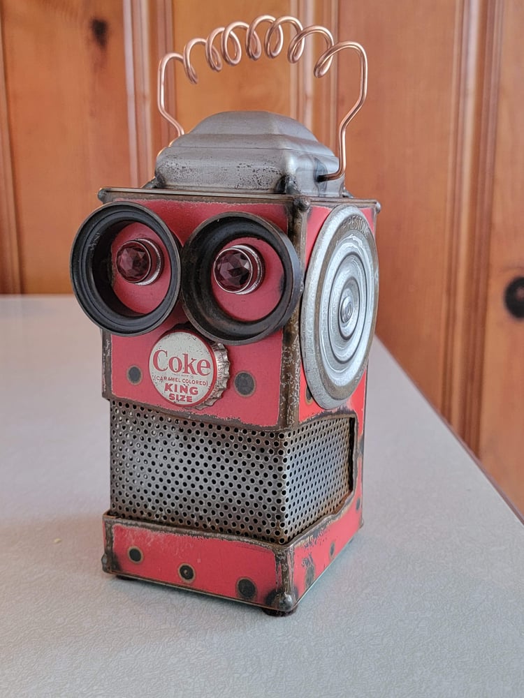 Image of Mini Coke King Robot bank 