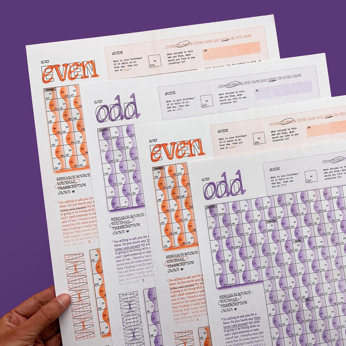 Image of Even Odd Calendar