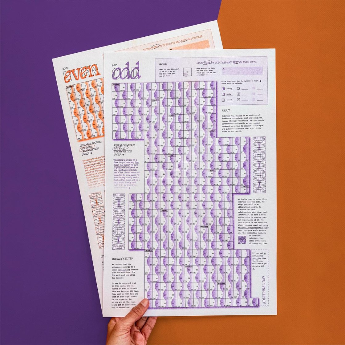 Image of Even Odd Calendar