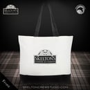 Image 4 of Skelton's Coffins & Caskets canvas tote w/BONUS coffin and gravestone stickers! FREE U.S. SHIPPING!