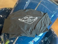 Image 2 of Black Long Sleeve Pocket T-Shirt Dropped Axle Logo