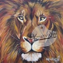 Fearless King Paper Print