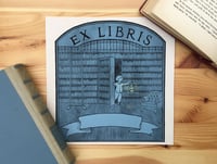 Image 1 of SECRET LIBRARY FINE ART PRINT