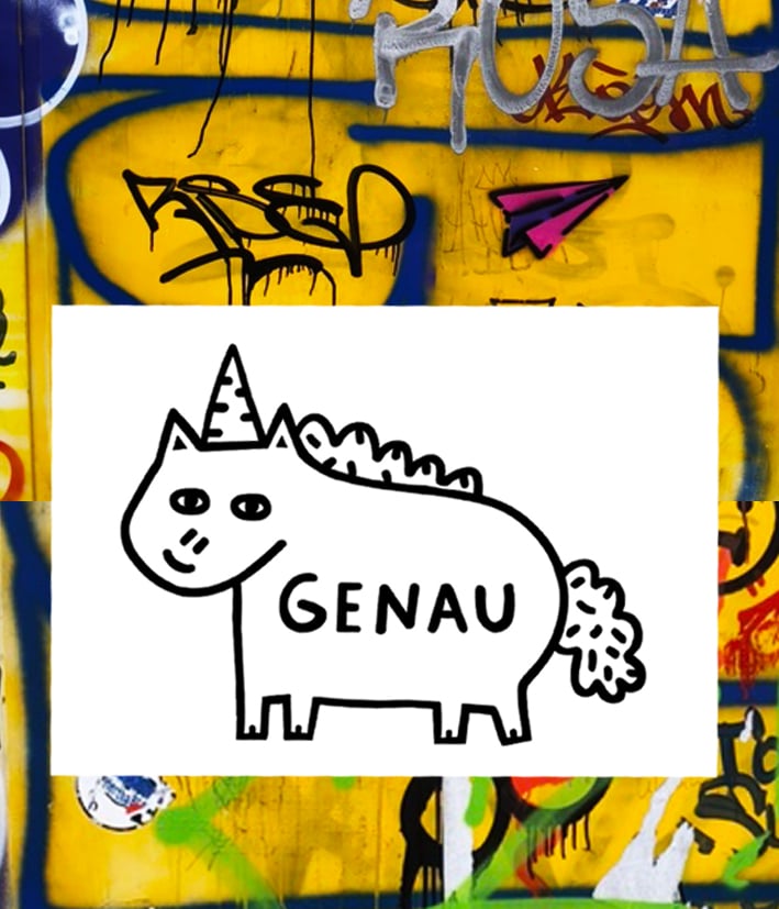 Image of Genau Postcard