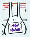 Original Artwork - Stay Strange Postal Sticker