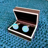 Image 2 of Aviapin FOKKER F27 FRIENDSHIP Cufflinks - EX-NLM AIRCRAFT