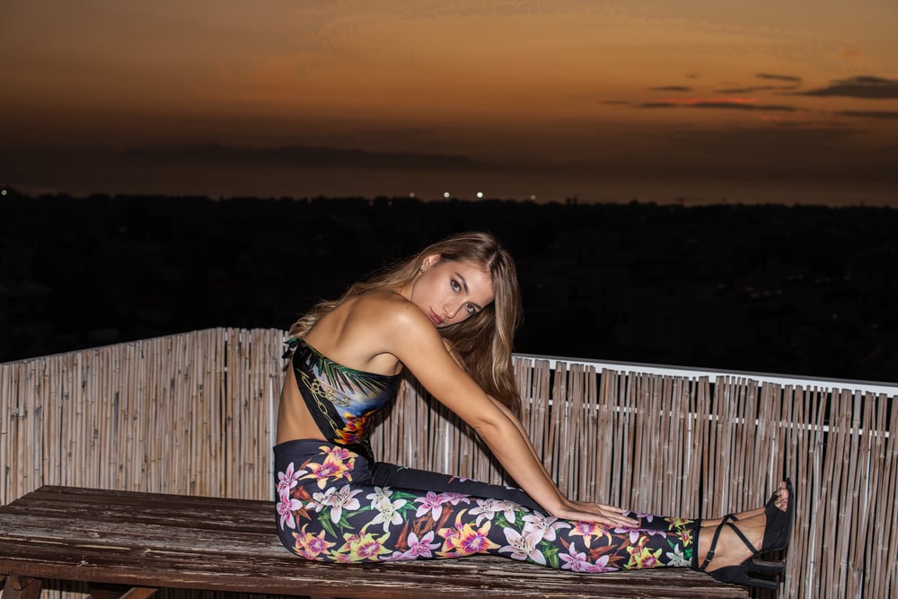 Image of LYS A VIS Floral Print Recycled Leggings