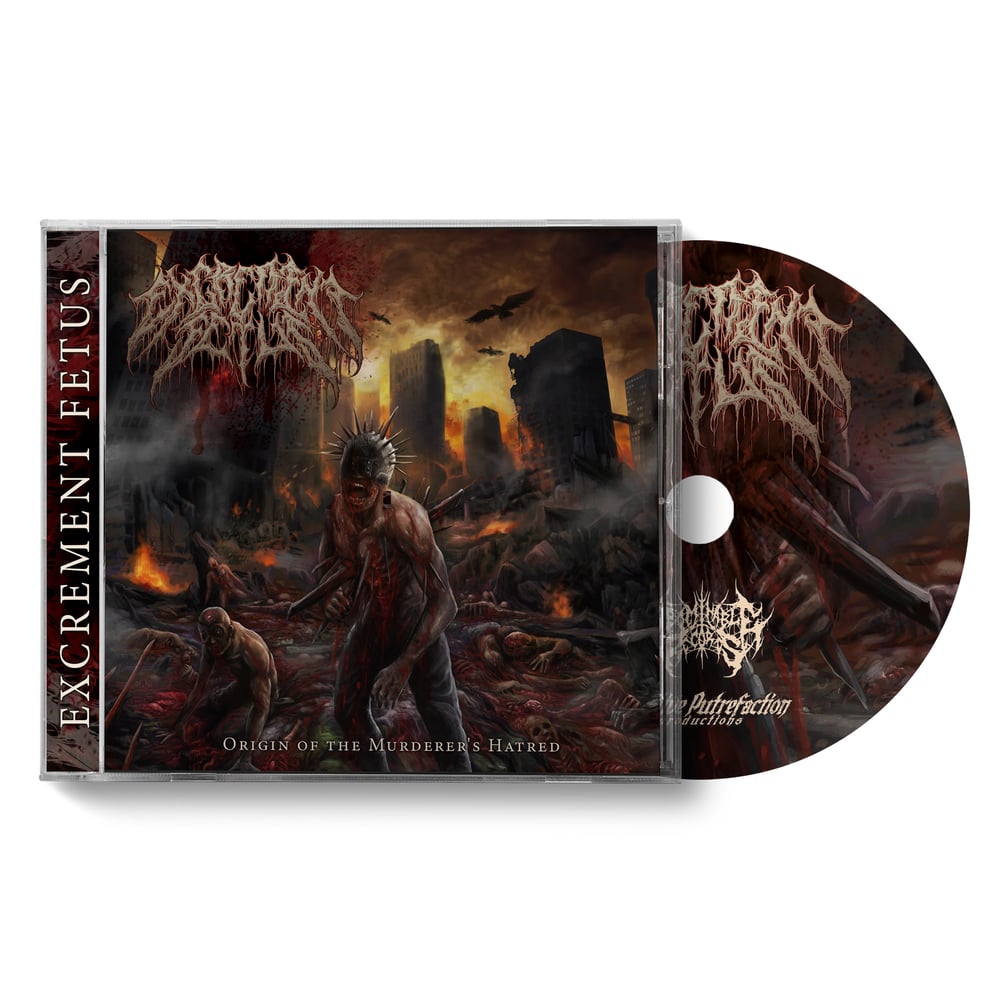 Image of EXCREMENT FETUS "ORIGIN OF THE MURDERERS HATRED" CD