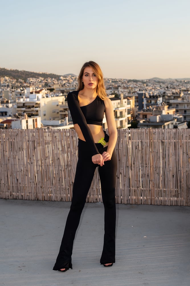Image of NOIR Cut Out Recycled Leggings