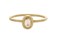 Image 2 of Oval diamond engagement ring. 18k. Gustav