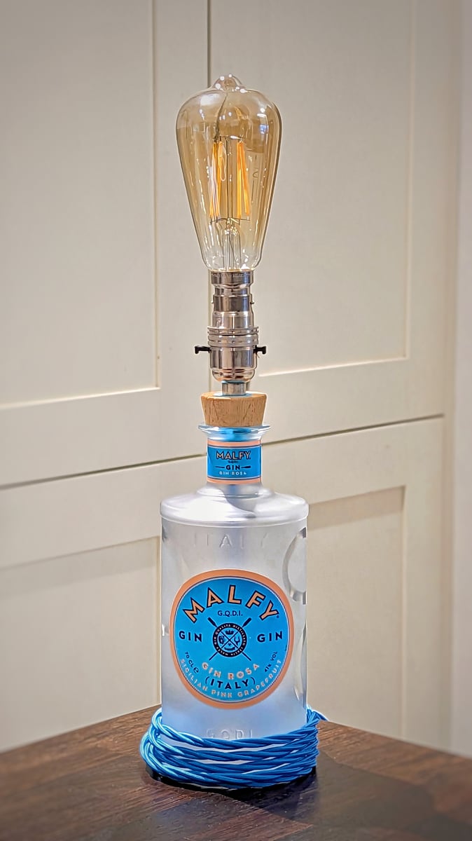 Gin bottle light online fitting
