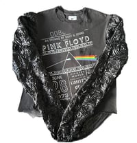 Image 1 of Reworked “Pink Floyd” distressed La Flor Tee