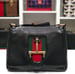 Image of Vtg Gucci Black Leather Shoulder Bag.