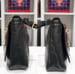 Image of Vtg Gucci Black Leather Shoulder Bag.