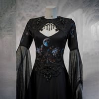 Image 2 of Skull moon weddong gothic gown