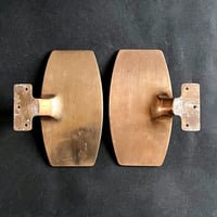 Image 5 of Set of Two Large Bronze Door Handles, 20th Century European